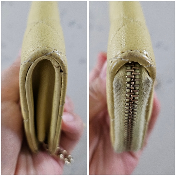 Chanel Yellow Caviar Coin Key Case Pouch - Picture 9 of 11